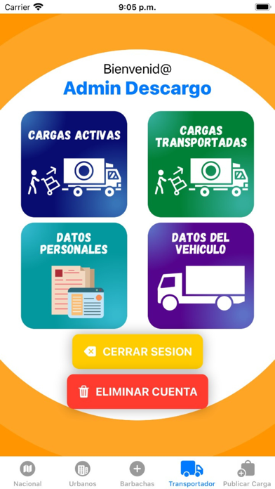 Descargo y Cargo Screenshot