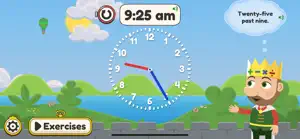 King of Math: Telling Time screenshot #1 for iPhone