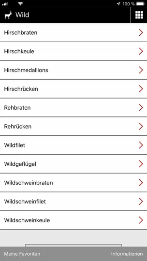Screenshot von Kerntemperatur auf dem iPhone 2