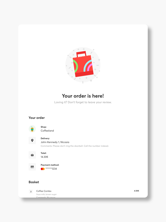 Foody Cyprus - Food Delivery iPad screenshot 8 - Food & Drink app