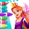 Icon Paint Princess - Coloring Book