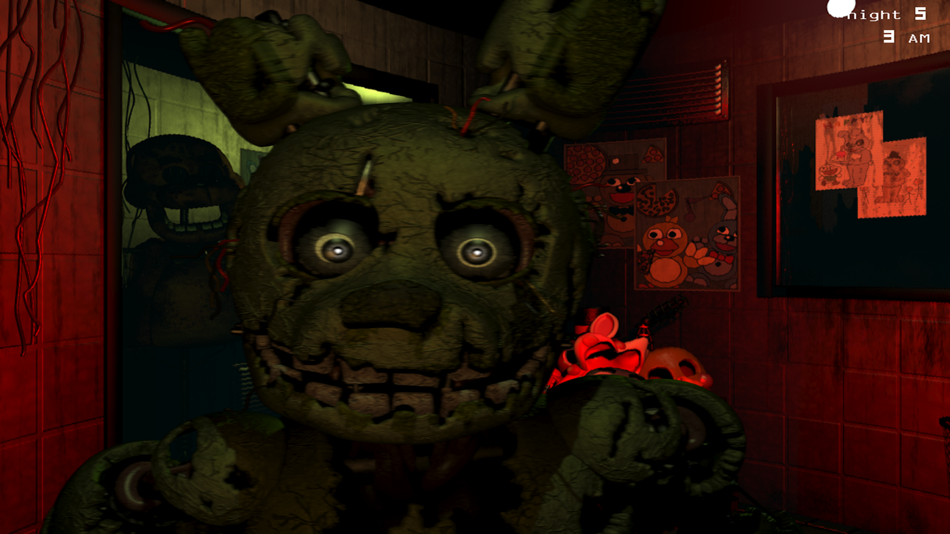 #2. Five Nights at Freddy's 3 (iOS) Podle: CLICKTEAM LLC USA