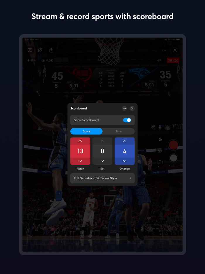 SportCam - Live Scoreboard
