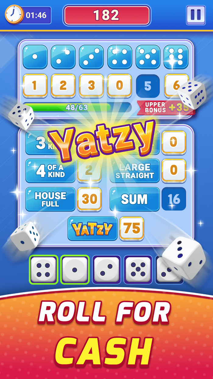 Yatzy Clash - Win Real Cash