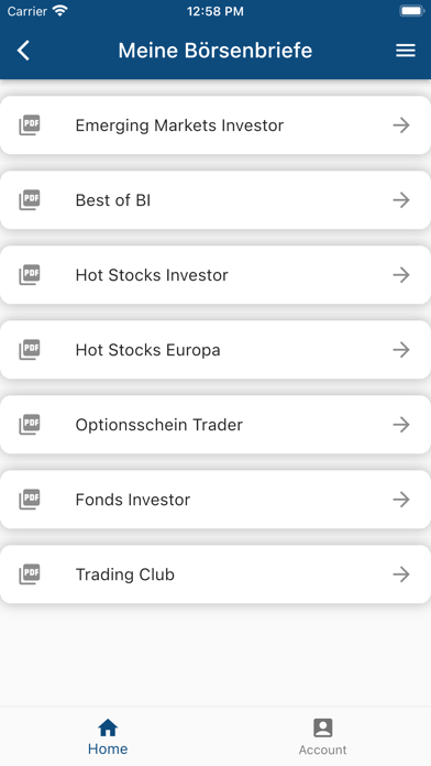 Börse Inside Screenshot