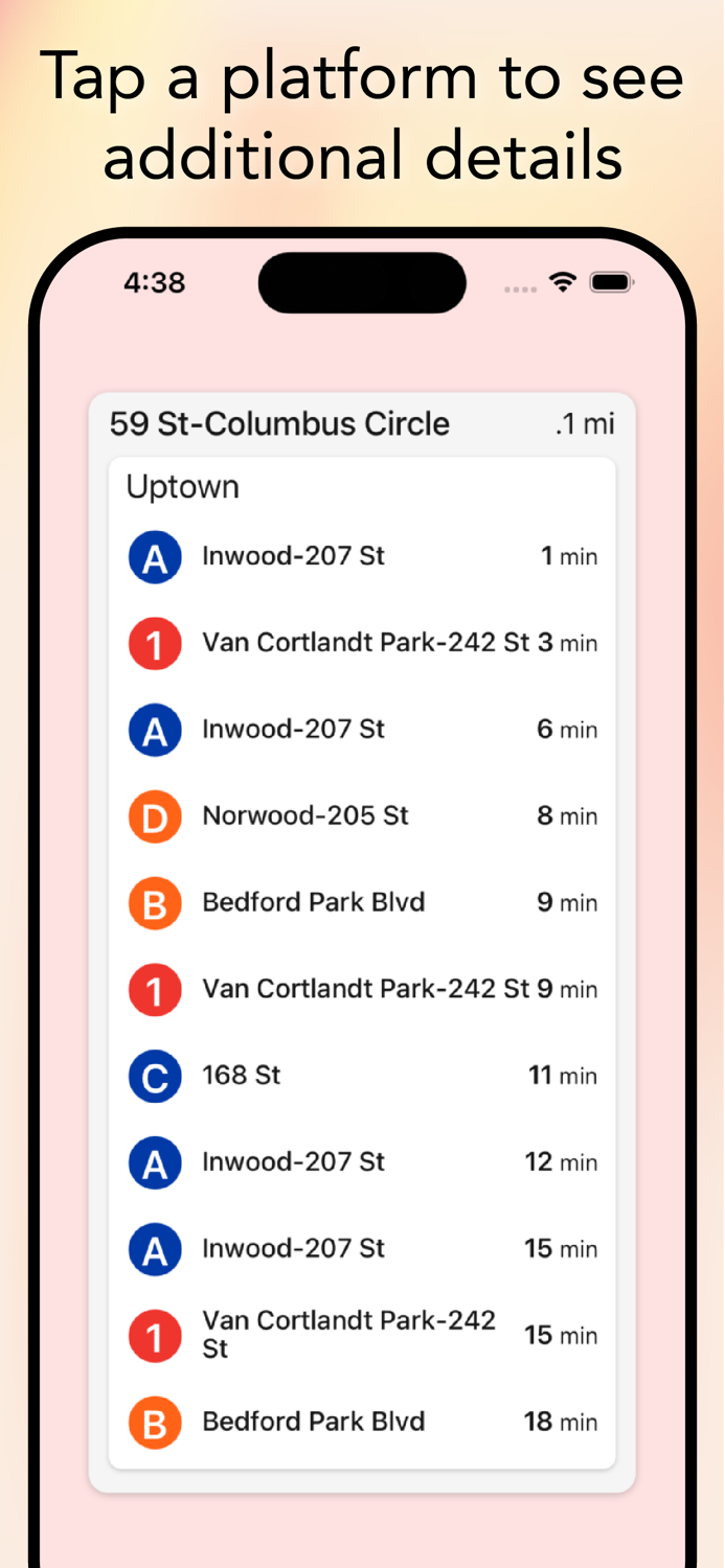 Here - NYC Subway Arrivals