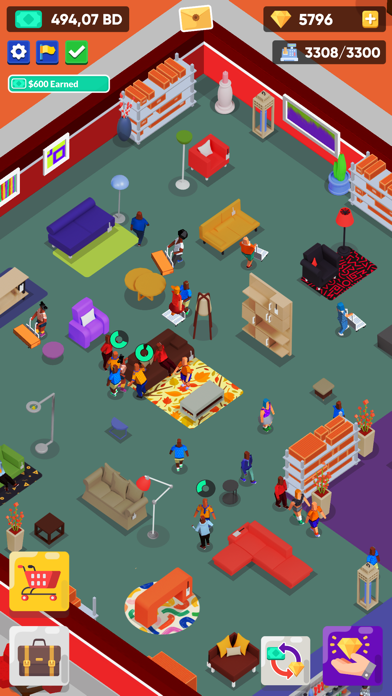 Idle Furniture Store Manager Screenshot