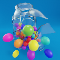 Colorful Crushing 3D