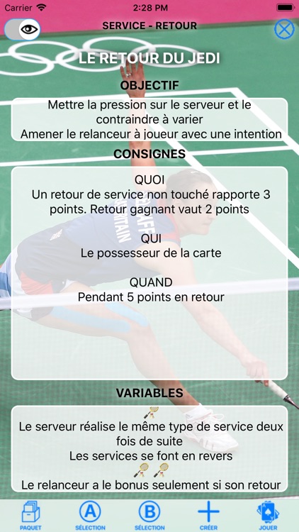 CartEduc Badminton