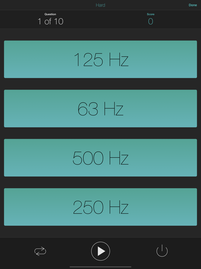 ‎Quiztones: EQ Ear Training Screenshot