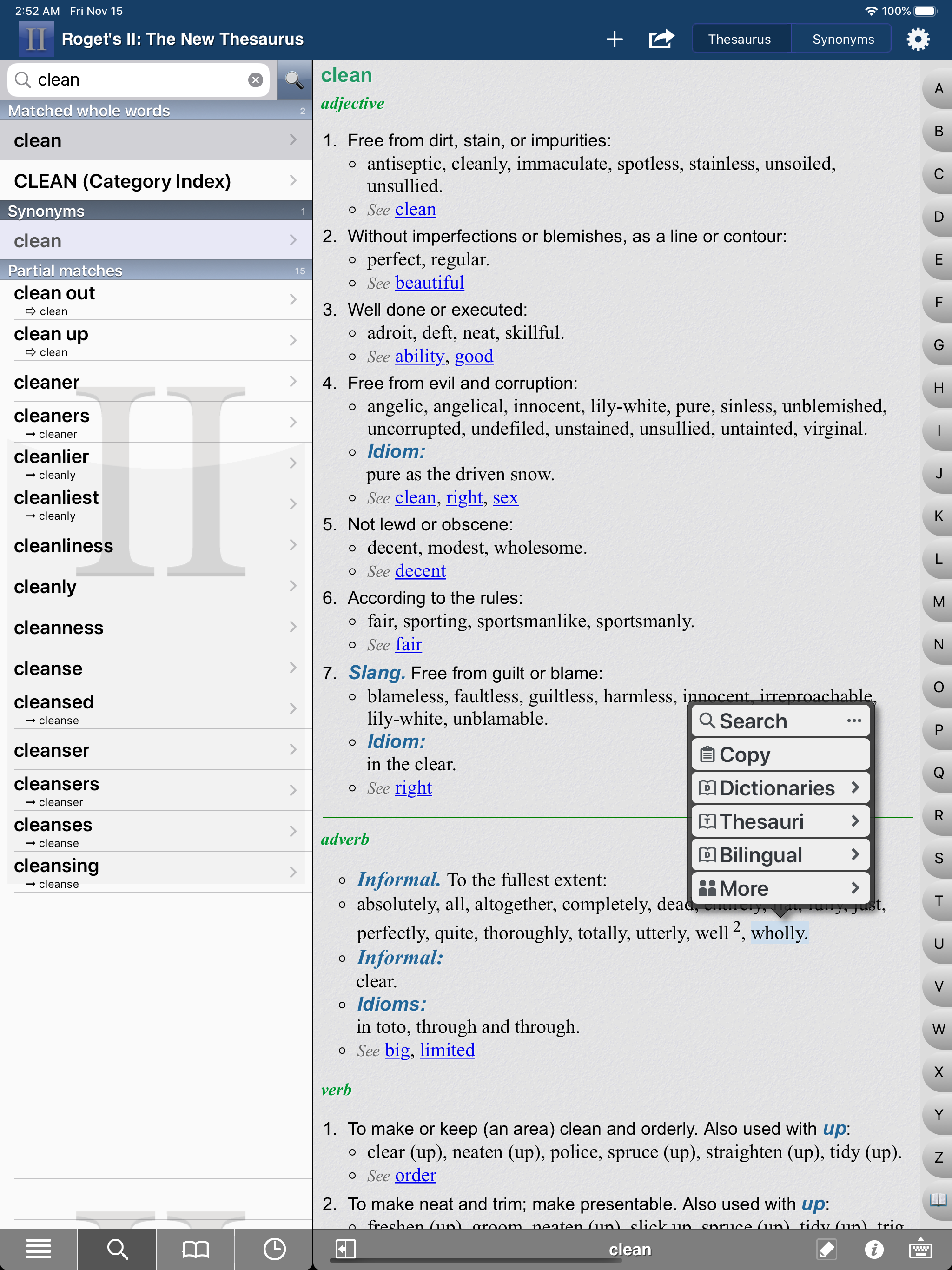 Roget's II: New Thesaurus