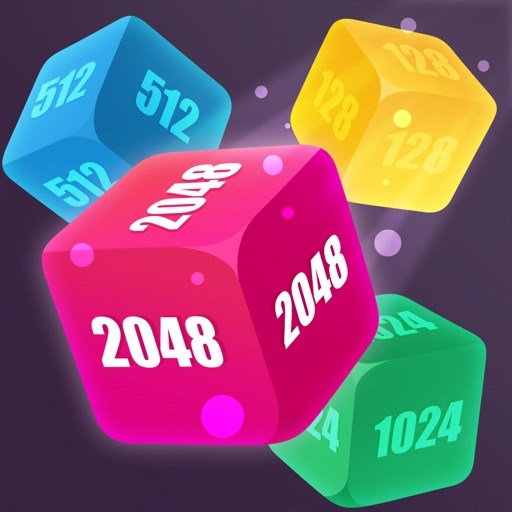 Cube 2048 3D : Merge Game icon