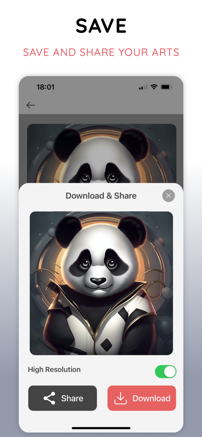 PandAI - AI Photo Generator