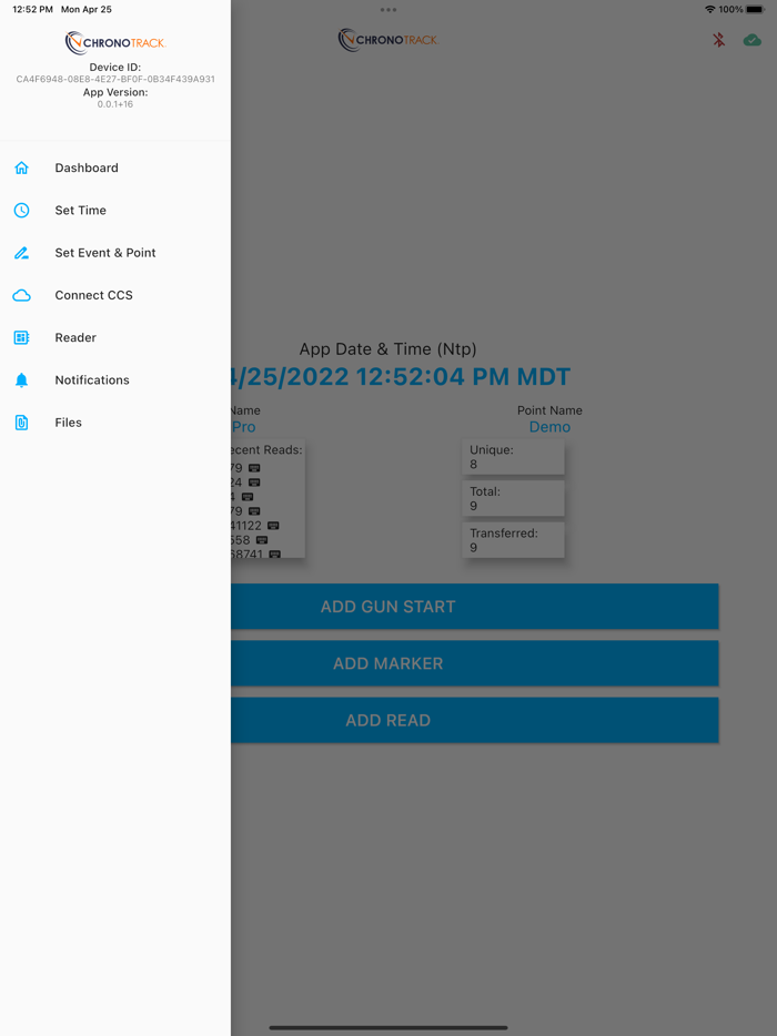 ChronoTrack MobileTrack