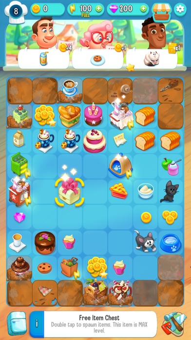 Love & Pies - Merge Mystery Hack screenshot 6 - game app interface