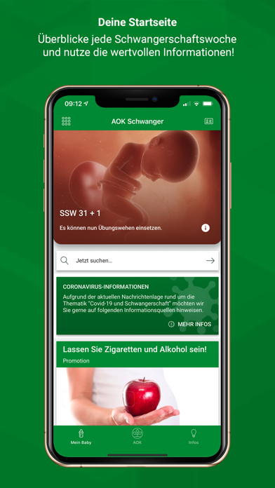 AOK Schwanger - Gesund Leben Screenshot