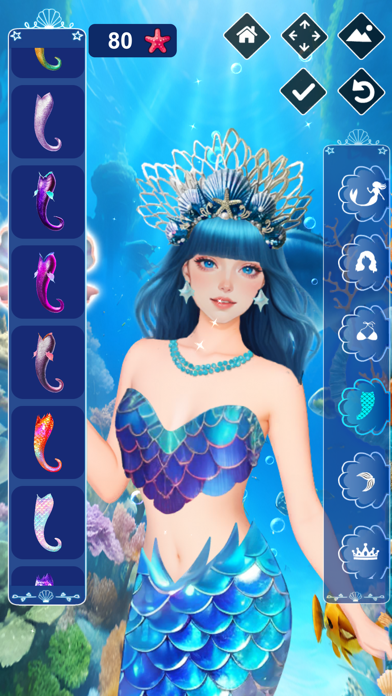 Mermaid Dress Up Game Screenshot