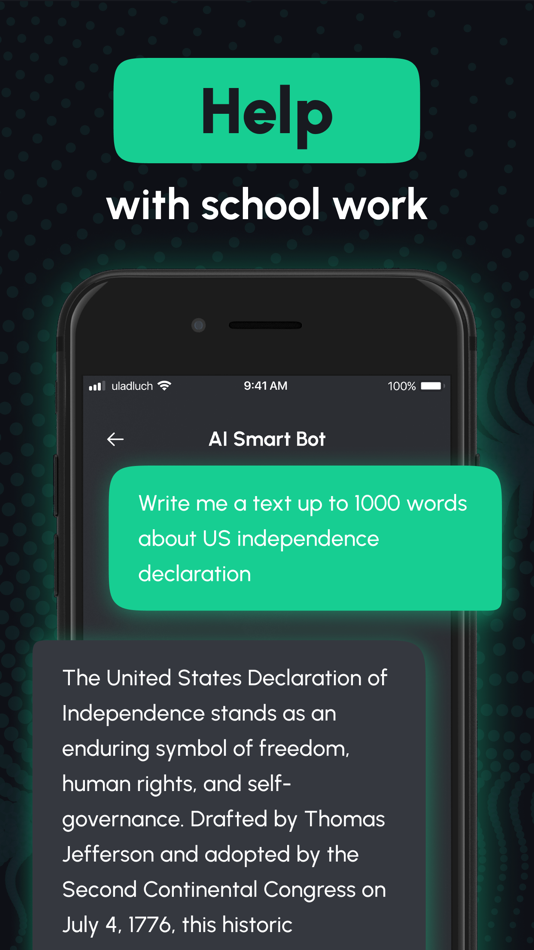 #4. AI Smart Bot・ChatBot Assistant (iOS) By: Olga Gribovskaia