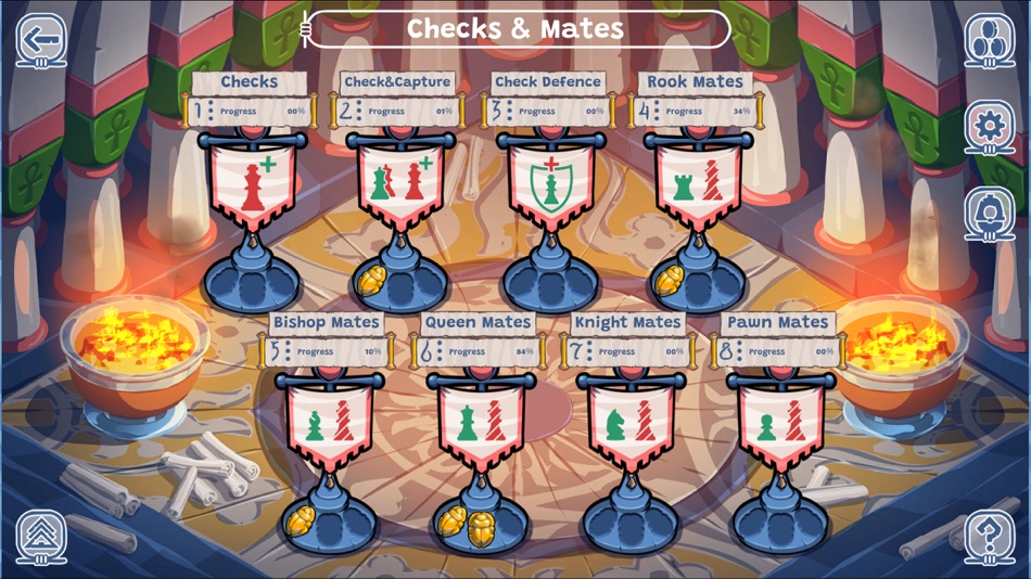#10. Chess for Kids - Play, Learn (iOS) 由: SHACHKAT LTD.