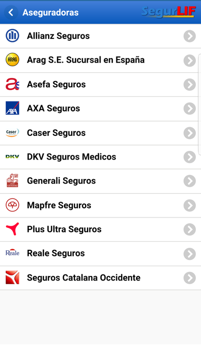 SegurLIF Movil Screenshot