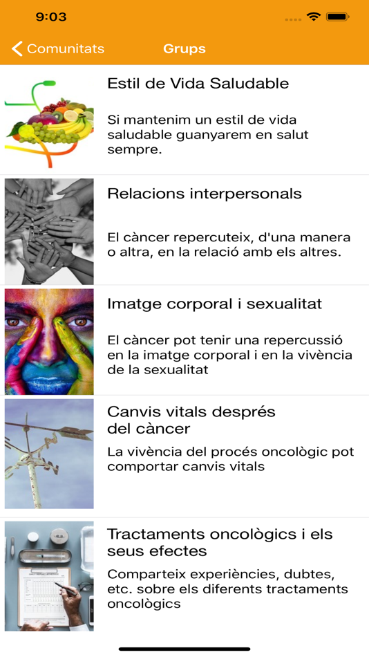 #1. Comunitats (iOS) 由: institut català de la salut