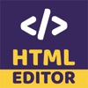 HTML editor - touch and code icon