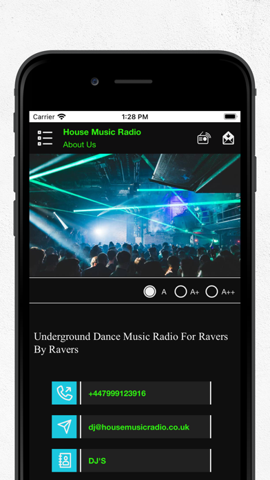 House Music Radio Screenshot