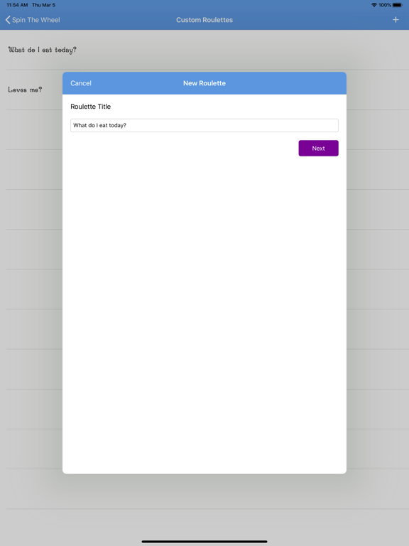 Spin the Wheel Random Picker iPad screenshot 8 - Entertainment app