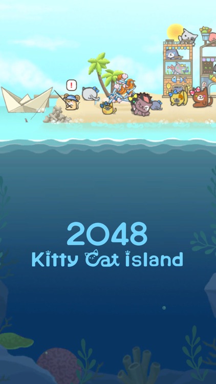 2048 Kitty Cat Island screenshot-0