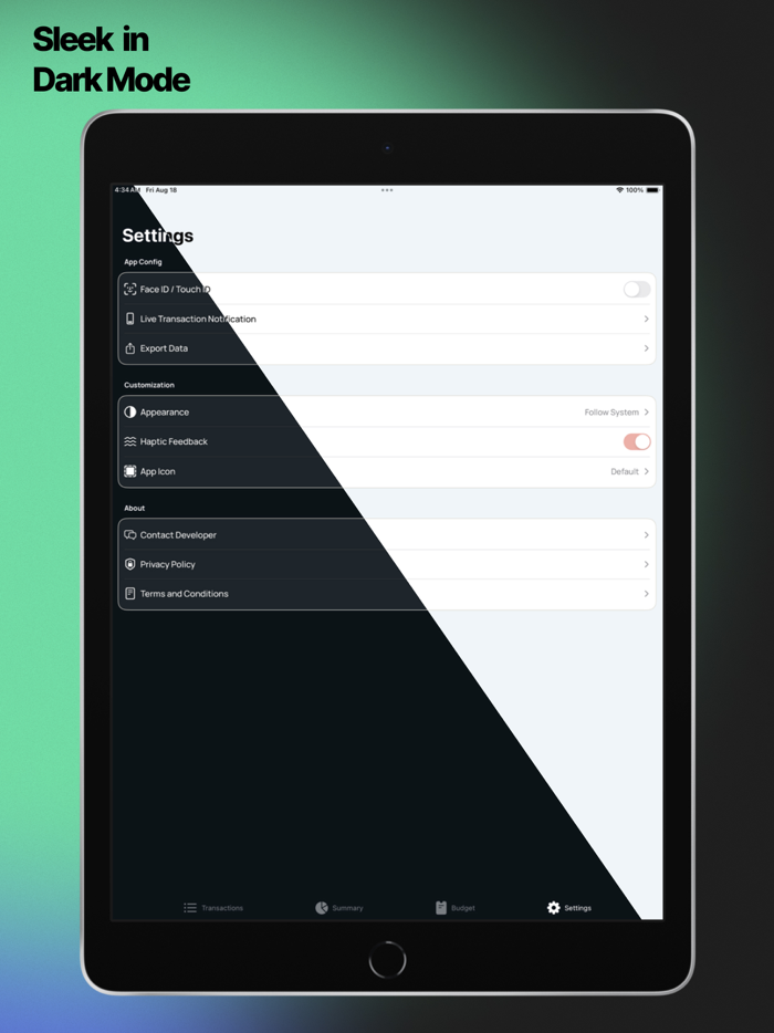 Budgie Expense and Budget