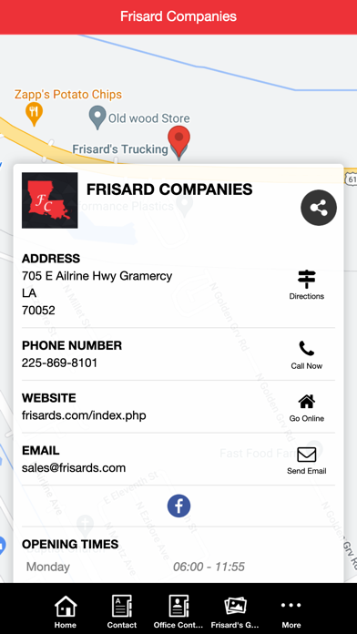 Frisard Companies Screenshot