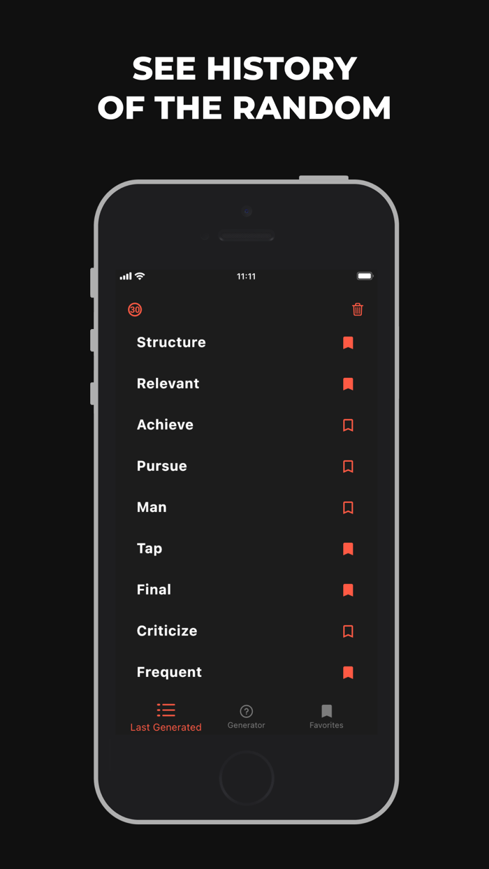 Random Word Generator RWG