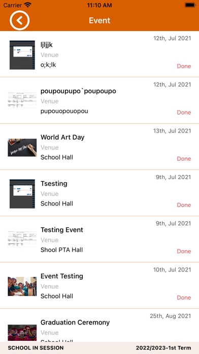 GoMobile School App Screenshot