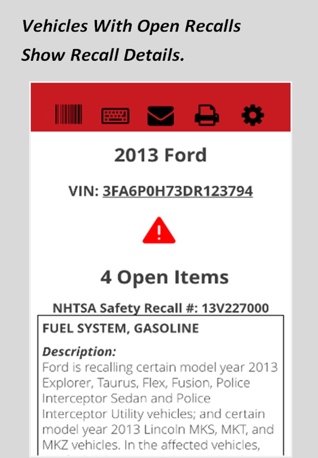 Recall Status Now! screenshot 2