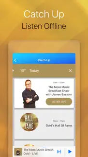 gold radio by global player iphone screenshot 3