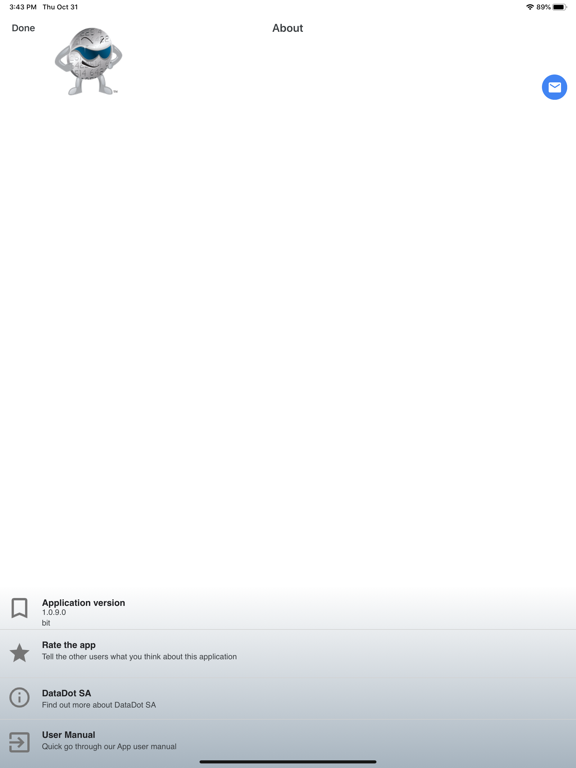 DataDot App iPad screenshot