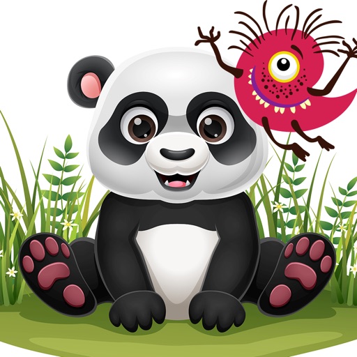 Panda and Monster icon