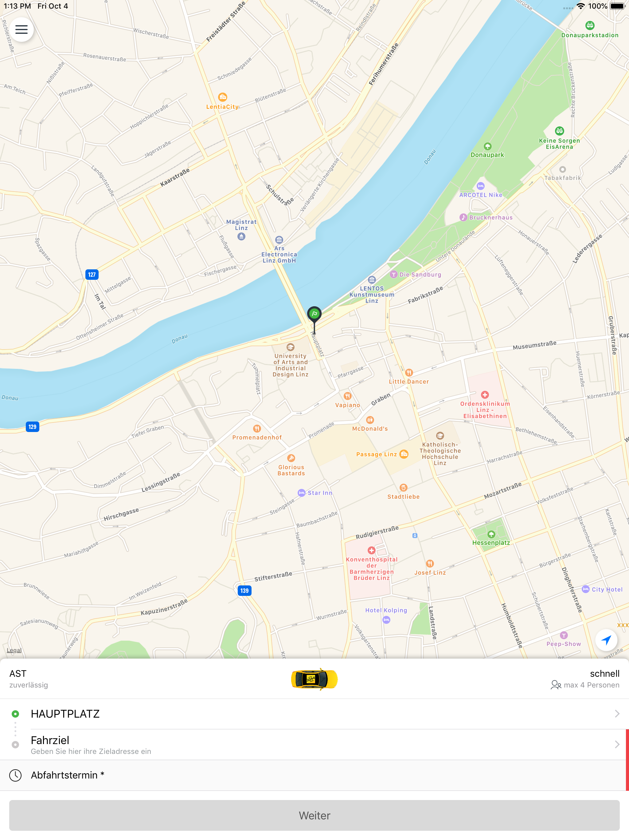 AST-APP der LINZ AG LINIEN