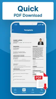 resume builder - cv app iphone screenshot 3