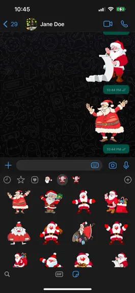 Game screenshot Christmas Stickers WA hack