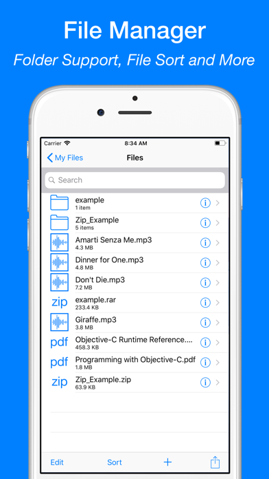 iFiles - File Manager Explorer Screenshot