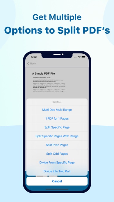 Easily Merge & Spilt PDF File Screenshot