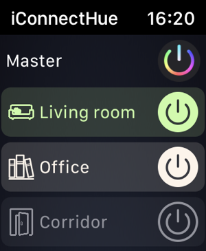 ‎iConnectHue para Philips Hue Captura de pantalla