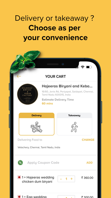 JustBiryani - Food Delivery Screenshot