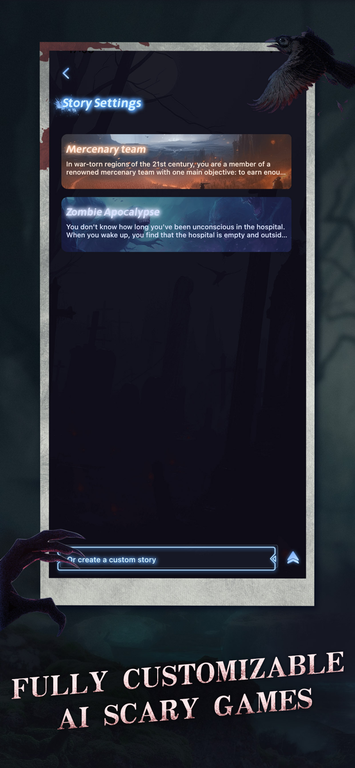 Al Scary Game-Story Collection