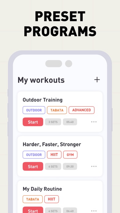 HIIT • Workouts & Timer Screenshot