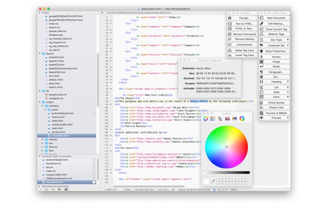 ‎BBEdit Screenshot