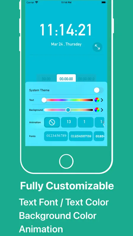 Floating Clock-Timer&Stopwatch screenshot 7 of 10