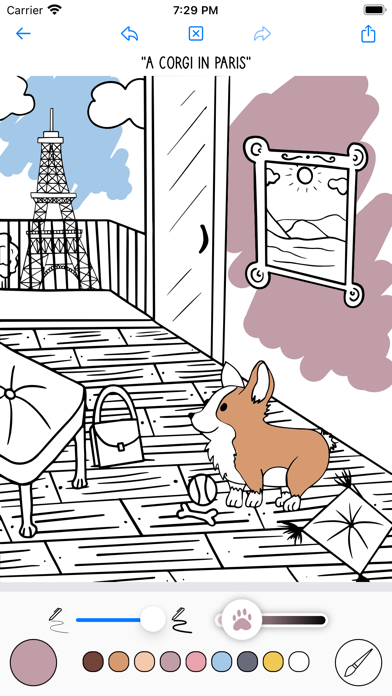 Corgi Coloring Screenshot