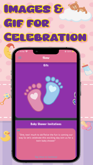 Baby Shower Invitation Wishes Screenshot